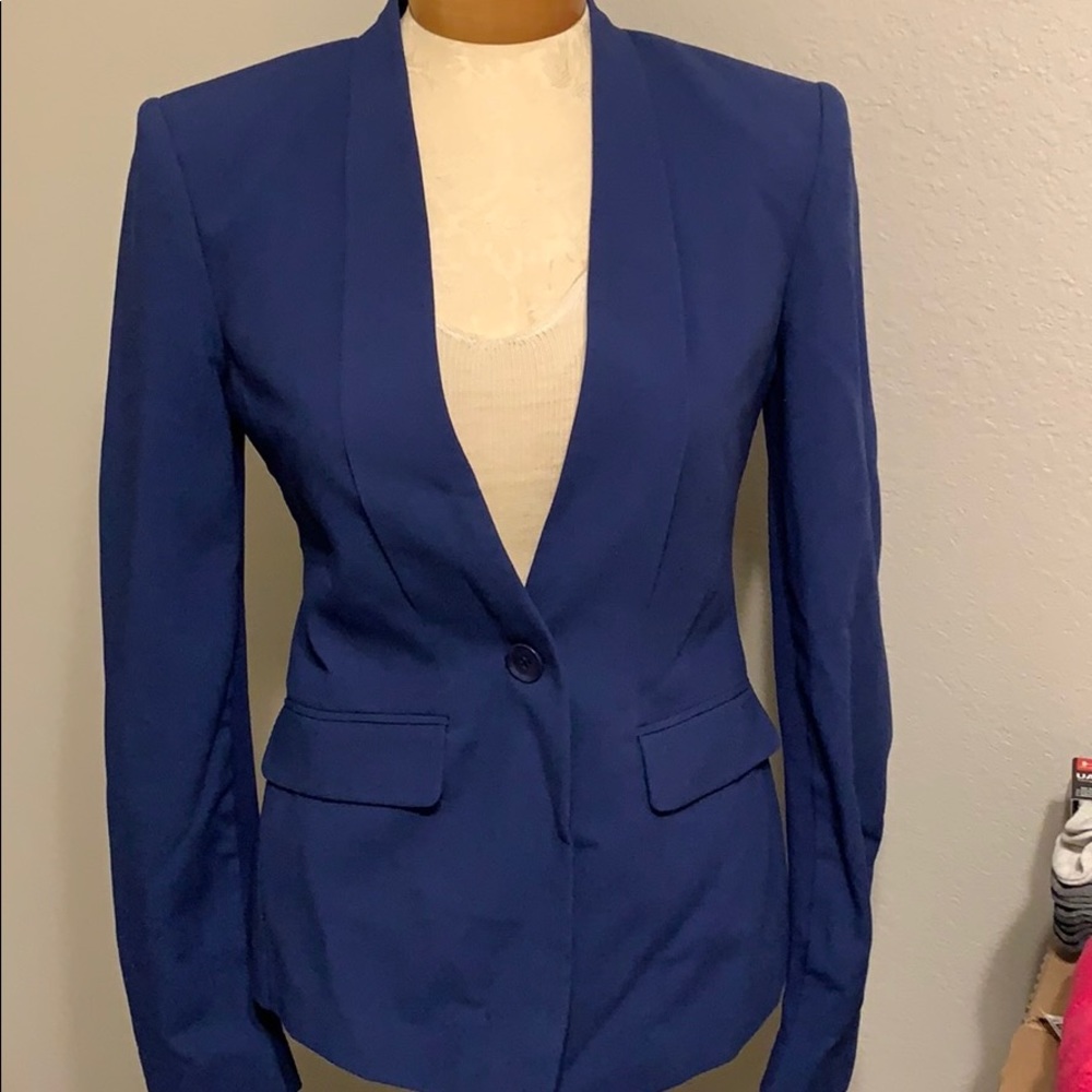 BCBGMaxAzria XS Blue jacket blazer